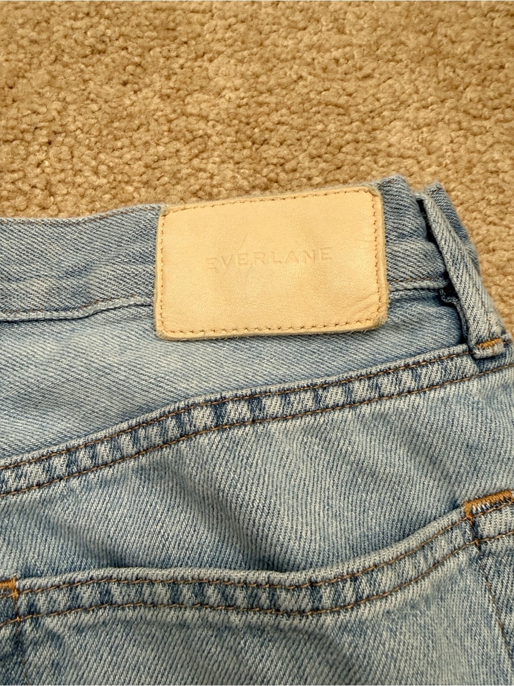 Everlane The Summer High Rise Wide Leg Relaxed Lightweight Denim Jeans Size 28 - Picture 6 of 10